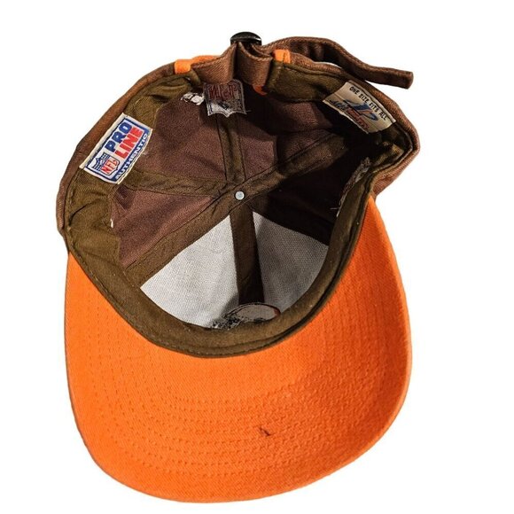 Vintage Cleveland Browns NFL Countdown 99 Brown Hat With Orange Accents - Picture 12 of 12